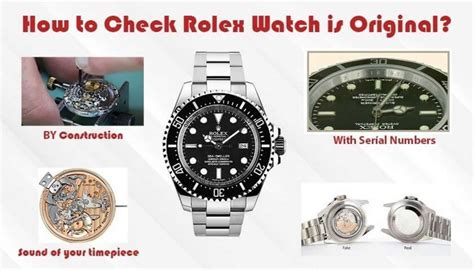 how to check original rolex